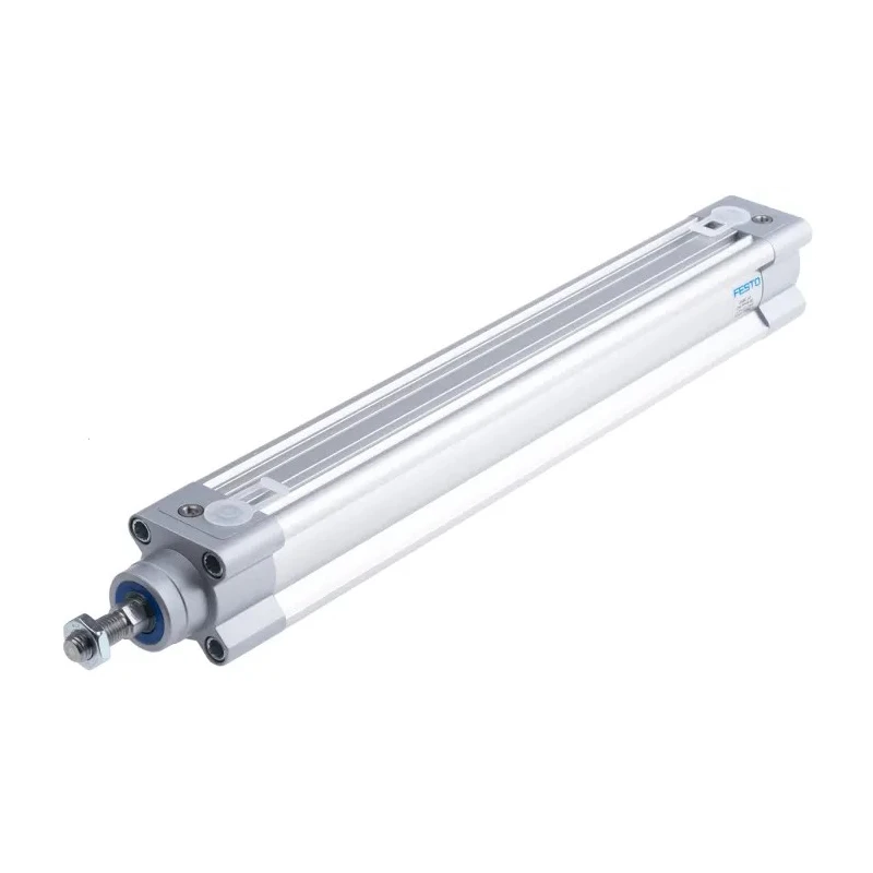 Festo Pneumatic Piston Rod Cylinder 32mm Bore, 250mm Stroke, Double Acting, Aluminium Body, Pneumatic DSBC-32-250-PPVA-N3