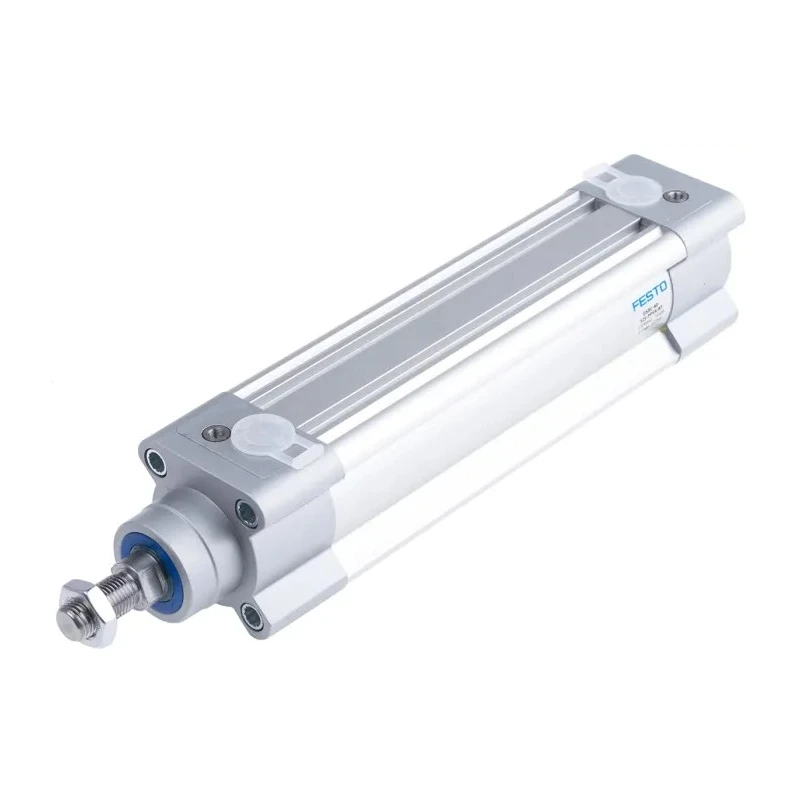 Festo Pneumatic Piston Rod Cylinder 40mm Bore, 125mm Stroke, Aluminium Body, Double Acting DSBC-40-125-PPVA-N3