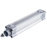 Festo Pneumatic Piston Rod Cylinder Double Acting 40mm Bore, 200mm Stroke, Aluminium Body, Air Cushion DSBC-40-200-PPVA-N3