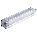 Festo Pneumatic Piston Rod Cylinder Double Acting 40mm Bore, 200mm Stroke, Aluminium Body, Air Cushion DSBC-40-200-PPVA-N3