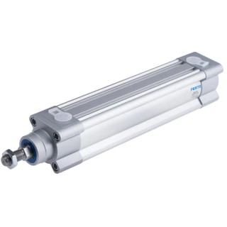 Festo Pneumatic Piston Rod Cylinder Double Acting Aluminium Body 40mm Bore 160mm Stroke Length DSBC-40-160-PPSA-N3