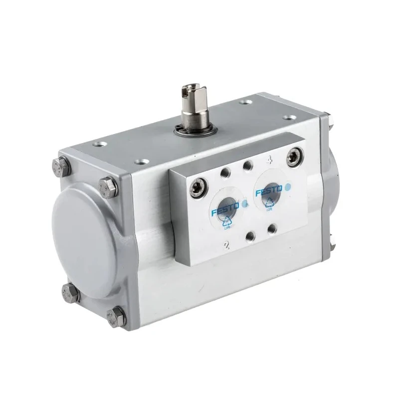 Festo Pneumatic Rotary Actuator Double Acting Action 10mm Bore 180° Rotation 8 bar Pressure DFPD-10-RP-90-RD-F03