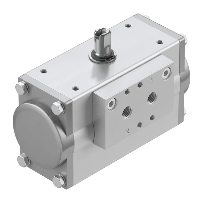 Festo Pneumatic Rotary Actuator Double Acting Action 10mm Bore 180° Rotation 8 bar Pressure DFPD-10-RP-90-RD-F03