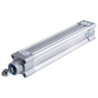 Festo Pneumatic Piston Rod Cylinder Double Acting 40mm Bore, 200 mm Stroke, Aluminium Body DSBC-40-200-PPSA-N3