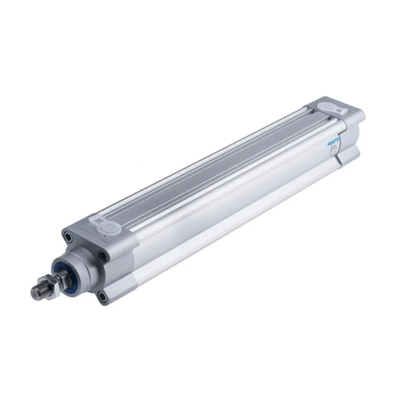 Festo Pneumatic Piston Rod Cylinder 40mm Bore, 250mm Stroke, Aluminium Body, Double Acting DSBC-40-250-PPSA-N3