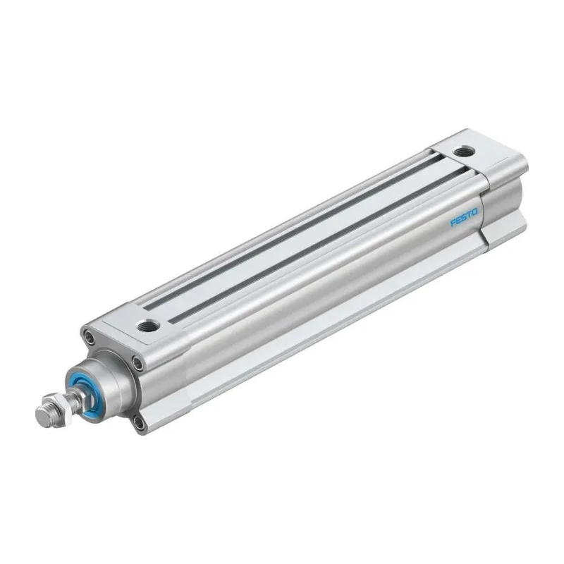 Festo Pneumatic Piston Rod Cylinder Double Acting 40mm Bore, 200 mm Stroke, Aluminium Body DSBC-40-200-PPSA-N3