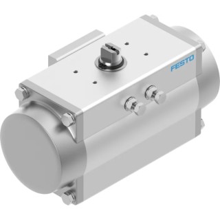 Festo Pneumatic Rotary Actuator Single Acting ISO 5211 Thread 1/4 in G 8 bar Max Pressure 41.6Nm DFPD-120-RP-90-RS30-F0507