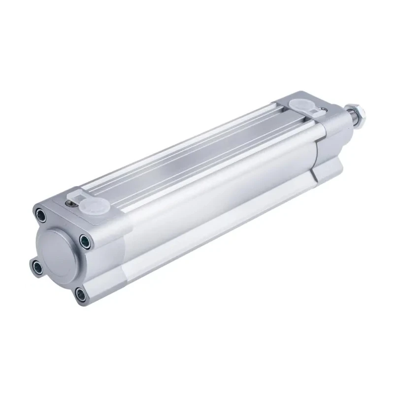 Festo Pneumatic Piston Rod Cylinder 40mm Bore, 160 mm Stroke, Double Acting, Air Cushion, Aluminium Body DSBC-40-160-PPVA-N3
