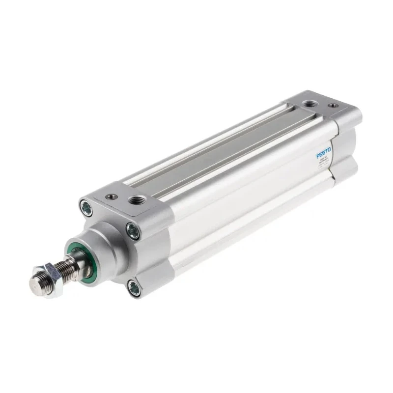 Festo Pneumatic Piston Rod Cylinder Double Acting 50mm Bore 150mm Stroke Aluminium Body DSBC-50-150-PPVA-N3