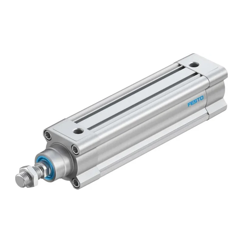Festo Pneumatic Piston Rod Cylinder Double Acting 50mm Bore 150mm Stroke Aluminium Body DSBC-50-150-PPVA-N3
