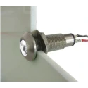 Marl Panel Mount LED Indicator White, 8.1 mm Mount Hole Size, Solder Tab Termination, IP67, 12-28V DC, 743mcd 534-997-63