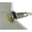 Marl Panel Mount LED Indicator Yellow 8.1 mm Mount Hole, IP67, 12-28V DC, 16mA Forward Current 534-521-63