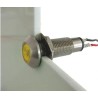 Marl Panel Mount LED Indicator Yellow 8.1 mm Mount Hole, IP67, 12-28V DC, 16mA Forward Current 534-521-63