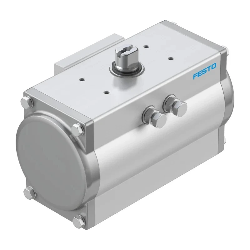 Festo Pneumatic Rotary Actuator Double Acting 80mm Bore 8 bar Max Operating Pressure DFPD-80-RP-90-RD-F0507