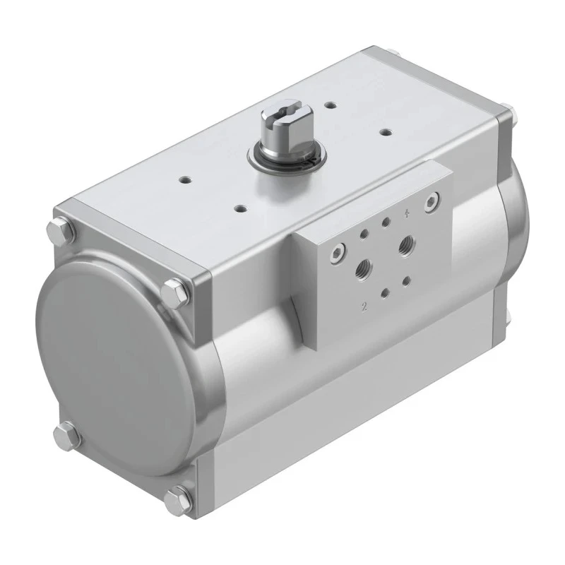 Festo Pneumatic Rotary Actuator Double Acting 80mm Bore 8 bar Max Operating Pressure DFPD-80-RP-90-RD-F0507