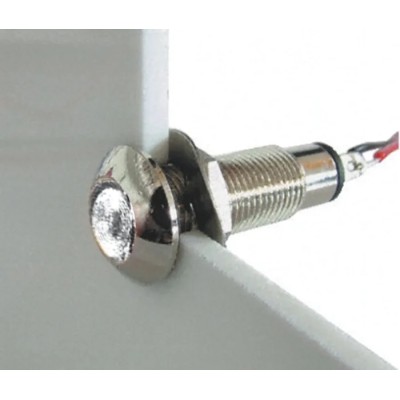 Marl Panel Mount LED Indicator White, 8.1 mm Mount Hole, Solder Tab Termination, IP67, 12-28V dc, 16mA Forward 537-997-63