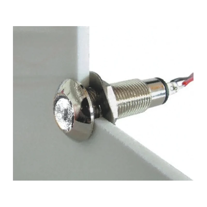 Marl Panel Mount LED Indicator White, 8.1 mm Mount Hole, Solder Tab Termination, IP67, 12-28V dc, 16mA Forward 537-997-63