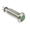 Marl Panel Mount LED Indicator Green Lens, 8.1 mm Mount Hole, Solder Tab Termination, IP67 Rated, 12-28V DC 534-532-63