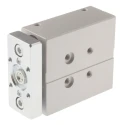 Festo Pneumatic Guided Cylinder 12mm Bore Double Acting 30mm Stroke Through Hole Mount DFM Series DFM-12-30-P-A-KF