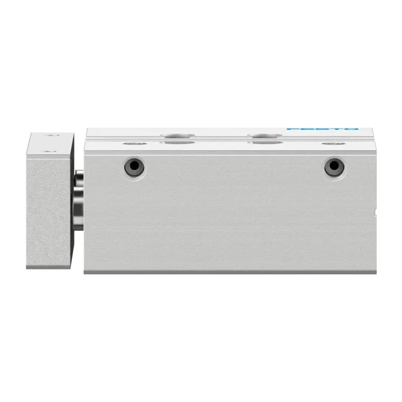 Festo Pneumatic Guided Cylinder 12mm Bore 30mm Stroke Double Acting Through Hole Mount DFM-12-30-P-A-GF