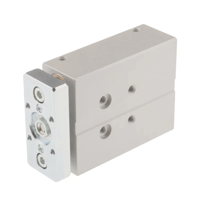 Festo Pneumatic Guided Cylinder 12mm Bore Double Acting Wrought Aluminium Alloy Body DFM-12-40-P-A-GF