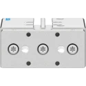 Festo Pneumatic Guided Cylinder 12mm Bore Double Acting Wrought Aluminium Alloy Body DFM-12-40-P-A-GF