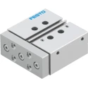 Festo Pneumatic Guided Cylinder DFM Series 20mm Bore, 30mm Stroke Double Acting with Elastic Cushioning and DFM-20-30-P-A-GF