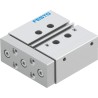Festo Pneumatic Guided Cylinder DFM Series 20mm Bore, 30mm Stroke Double Acting with Elastic Cushioning and DFM-20-30-P-A-GF
