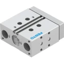 Festo Pneumatic Guided Cylinder DFM Series 20mm Bore, 30mm Stroke Double Acting with Elastic Cushioning and DFM-20-30-P-A-GF