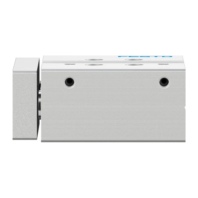 Festo Pneumatic Guided Cylinder DFM Series 20mm Bore, 30mm Stroke Double Acting with Elastic Cushioning and DFM-20-30-P-A-GF