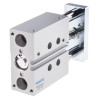 Festo Pneumatic Guided Cylinder 20mm Bore 40mm Stroke Double Acting DFM Series with Elastomer Cushioning DFM-20-40-P-A-GF