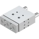 Festo Pneumatic Guided Cylinder 20mm Bore 40mm Stroke Double Acting DFM Series with Elastomer Cushioning DFM-20-40-P-A-GF