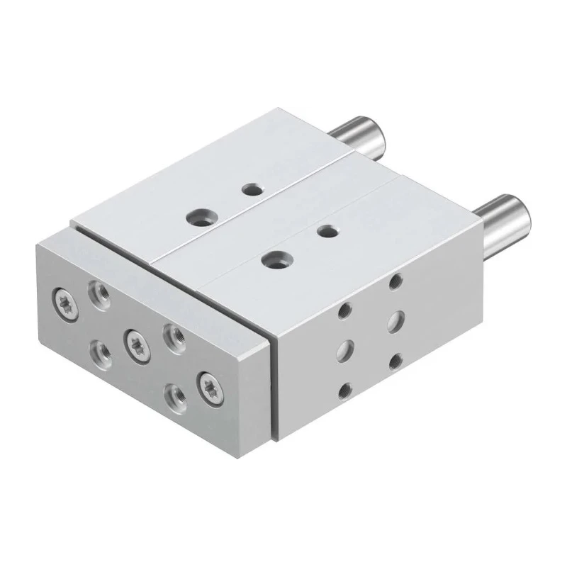 Festo Pneumatic Guided Cylinder 20mm Bore 40mm Stroke Double Acting DFM Series with Elastomer Cushioning DFM-20-40-P-A-GF