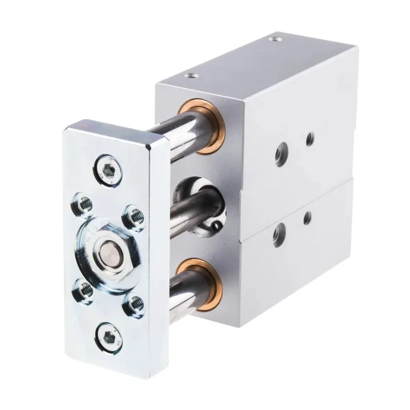 Festo Pneumatic Guided Cylinder 20mm Bore 40mm Stroke Double Acting DFM Series with Elastomer Cushioning DFM-20-40-P-A-GF