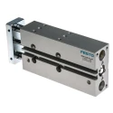 Festo Pneumatic Guided Cylinder 12mm Bore, 80mm Stroke, Double Acting, Through Hole Mount, DFM Series DFM-12-80-P-A-GF