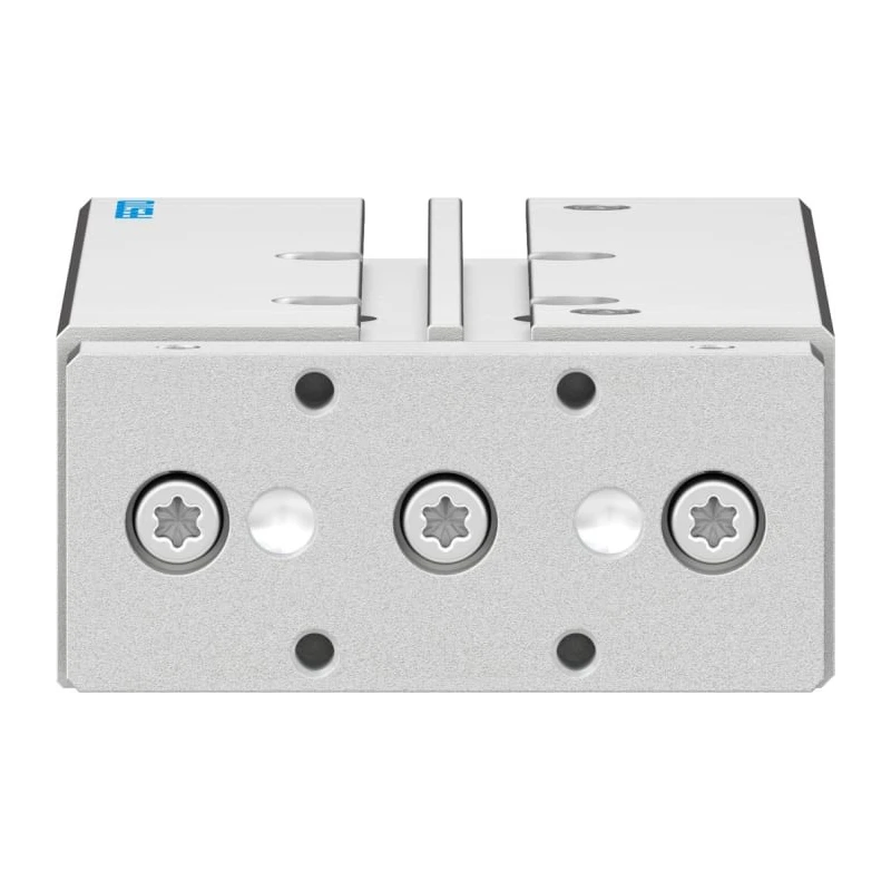 Festo Pneumatic Guided Cylinder 12mm Bore, 80mm Stroke, Double Acting, Through Hole Mount, DFM Series DFM-12-80-P-A-GF