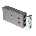 Festo Pneumatic Guided Cylinder 12mm Bore, 80mm Stroke, Double Acting, Through Hole Mount, DFM Series DFM-12-80-P-A-GF