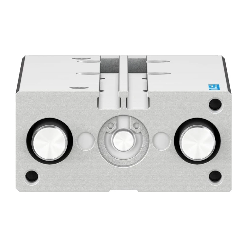 Festo Pneumatic Guided Cylinder 12mm Bore, 80mm Stroke, Double Acting, Through Hole Mount, DFM Series DFM-12-80-P-A-GF