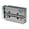 Festo Pneumatic Guided Cylinder 12mm Bore 50mm Stroke Double Acting Aluminium Body DFM-12-50-P-A-GF