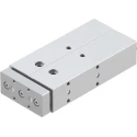 Festo Pneumatic Guided Cylinder 12mm Bore, 80mm Stroke, Double Acting, Through Hole Mount, DFM Series DFM-12-80-P-A-GF