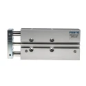 Festo Pneumatic Guided Cylinder 12mm Bore, 80mm Stroke, Double Acting, Through Hole Mount, DFM Series DFM-12-80-P-A-GF