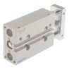Festo Pneumatic Guided Cylinder 12mm Bore 50mm Stroke 10 Bar Double Acting Through Hole Mount DFM-12-50-P-A-KF