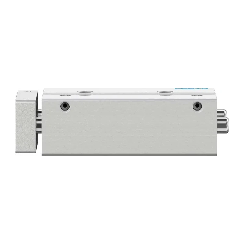Festo Pneumatic Guided Cylinder 12mm Bore 50mm Stroke 10 Bar Double Acting Through Hole Mount DFM-12-50-P-A-KF