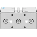 Festo Pneumatic Guided Cylinder 12mm Bore 50mm Stroke 10 Bar Double Acting Through Hole Mount DFM-12-50-P-A-KF