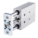 Festo Pneumatic Guided Cylinder 20mm Bore 80mm Stroke Double Acting Through Hole Mount DFM-20-80-P-A-KF
