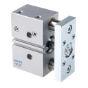 Festo Pneumatic Guided Cylinder 32mm Bore 20mm Stroke Double Acting Through Hole Mount DFM-32-20-P-A-GF