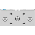 Festo Pneumatic Guided Cylinder 32mm Bore 20mm Stroke Double Acting Through Hole Mount DFM-32-20-P-A-GF