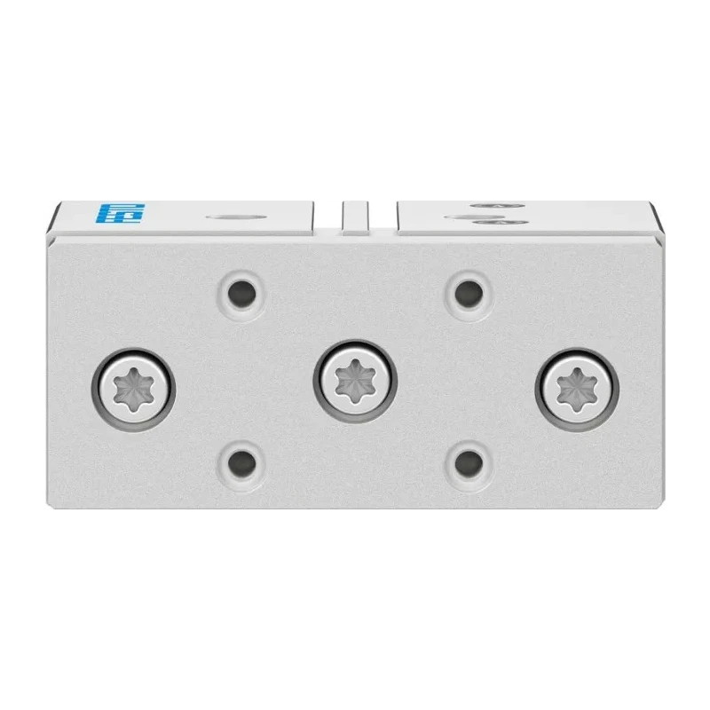 Festo Pneumatic Guided Cylinder 32mm Bore 20mm Stroke Double Acting Through Hole Mount DFM-32-20-P-A-GF