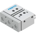 Festo Pneumatic Guided Cylinder 32mm Bore 25mm Stroke Double Acting Through Hole Mount DFM-32-25-P-A-GF