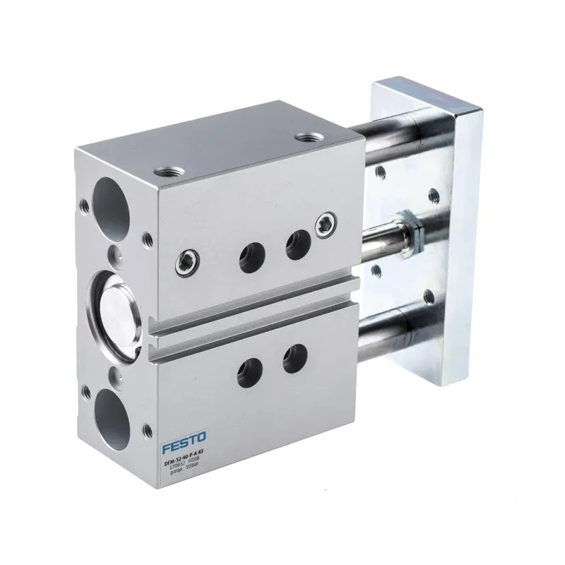 Festo Pneumatic Guided Cylinder DFM Series Double Acting 32mm Bore 40mm Stroke DFM-32-40-P-A-KF